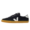 Veja Volley Heren Zwart/Wit/Natuurlijke Sneakers