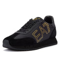 EA7 B&W Vintage Herensneakers In Het Zwart