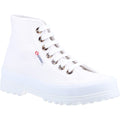 Superga 2341 Alpina Resin Eyelets 100% Katoenen Witte Laarzen Voor Dames