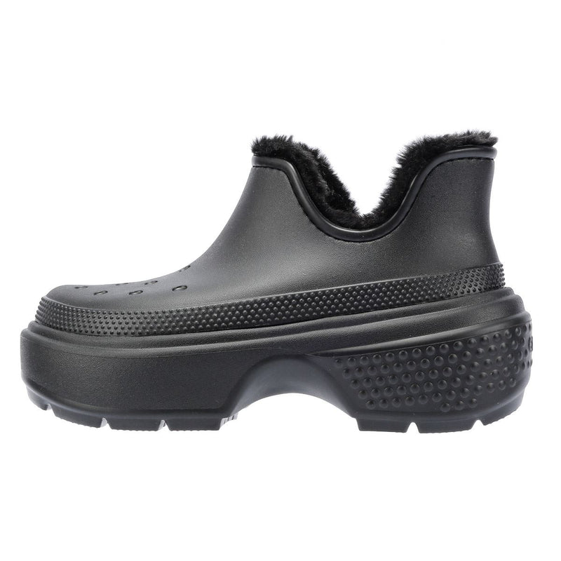 Crocs Stomp Lined Shorty Zwarte Dameslaarzen