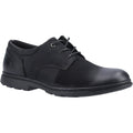 Hush Puppies Trevor Zwarte Leren Veterschoenen Voor Heren