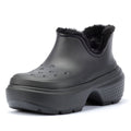 Crocs Stomp Lined Shorty Zwarte Dameslaarzen