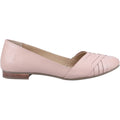 Hush Puppies Marley Ballerina Leren Dames Ballerina's Met Veters