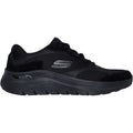 Skechers Arch Fit 2.0 The Keep Zwarte Leren Herensneakers