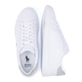 Ralph Lauren Heritage Court II Leren Witte Herensneakers