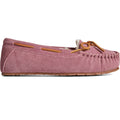 Sperry Reina Suède Dames Mauve Pantoffels