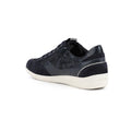 Geox Myria Suede Damessneakers In Marineblauw/Blauw