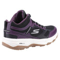 Skechers Go Run Trail Altitude Leren Damessneakers In Het Zwart/Paars.