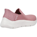 Skechers Go Walk Flex Sunset View Polyester Damessneakers In Roze