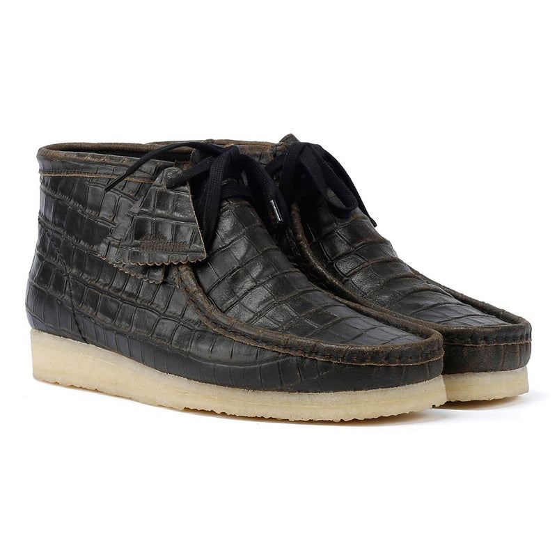 Clarks Originals Wallabee Boot Harajuku Leren Heren Zwarte Laarzen