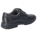 Hush Puppies Outlaw II Zwarte Leren Veterschoenen Voor Heren