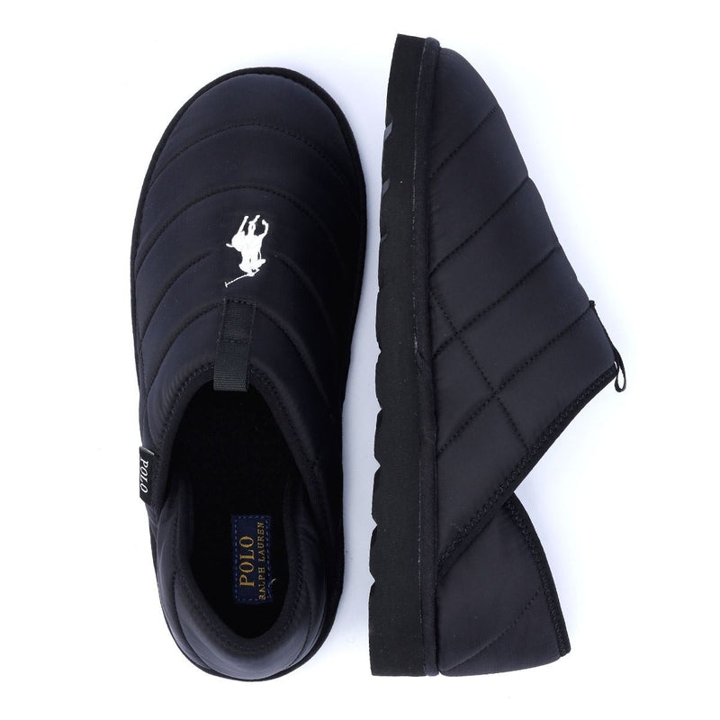 Ralph Lauren Everrett Heren Zwarte Pantoffels