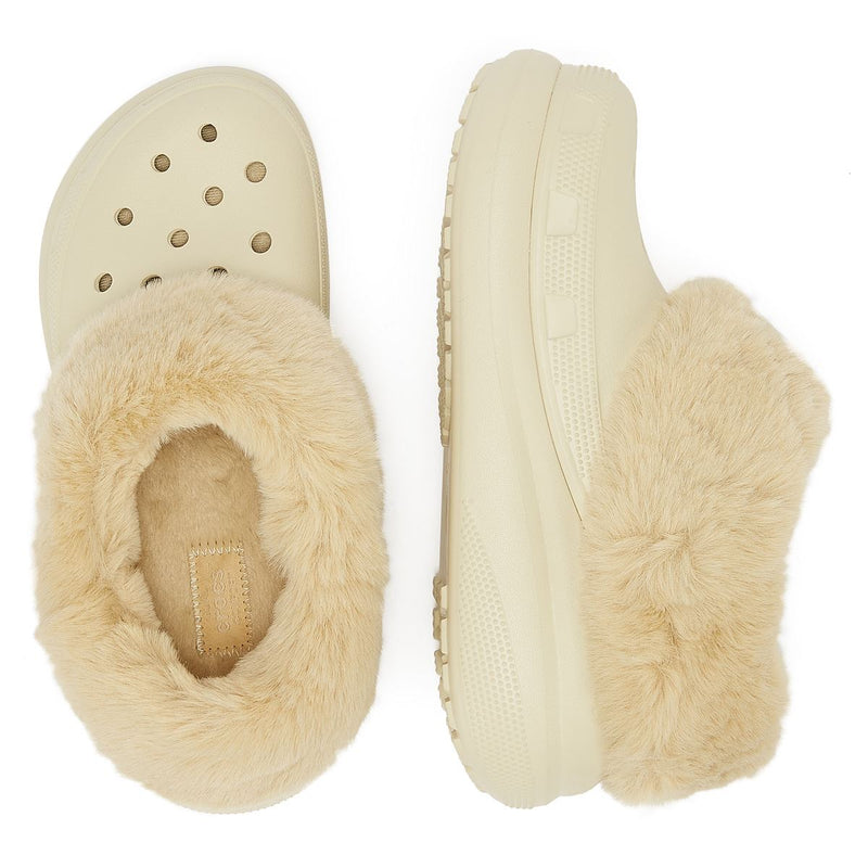 Crocs Furever Crush Klomp Bot Dames Beige Comfortschoenen