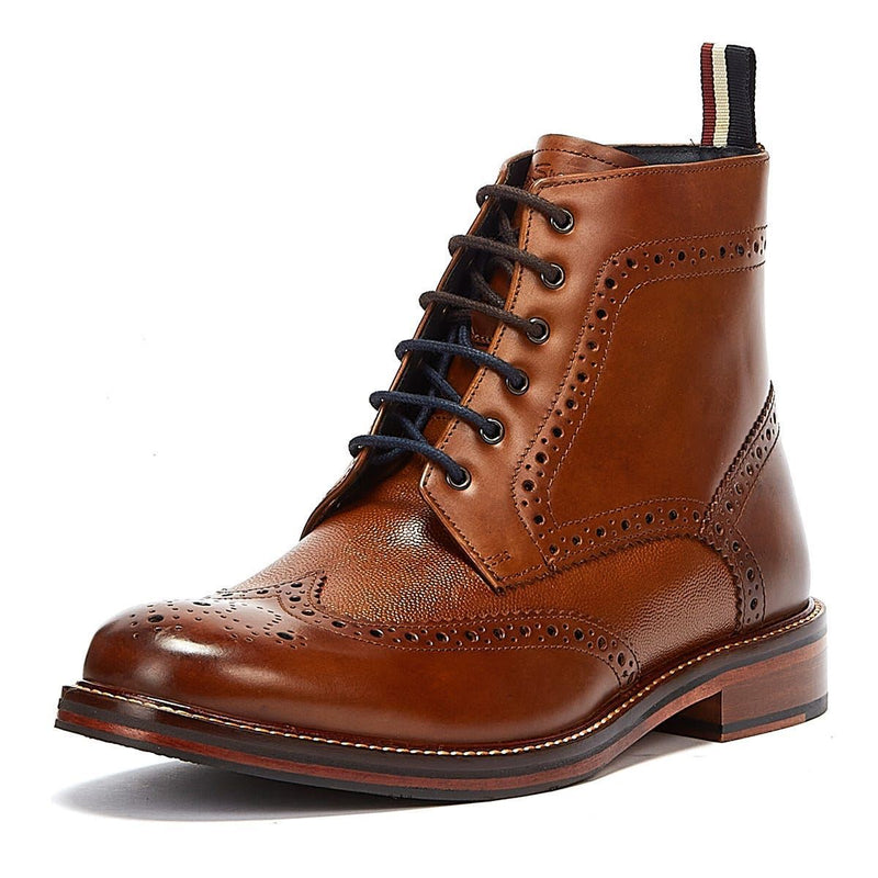 Ben Sherman Alfred Brogue Leren Bruine Herenlaarzen