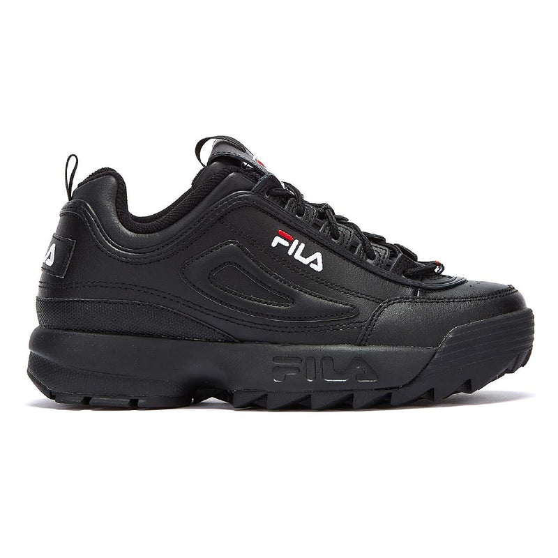 Fila Disruptor II Premium Zwart / Wit / Fila Rood Sportschoenen