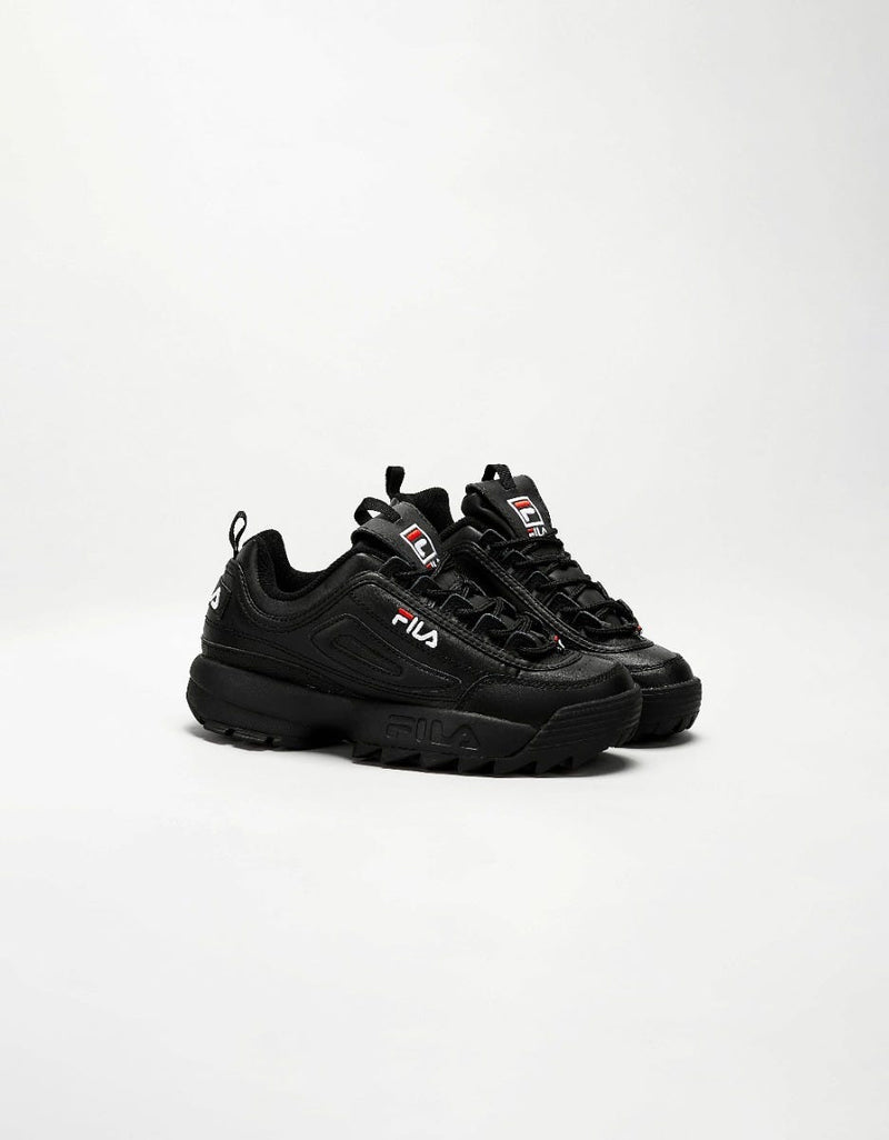 Fila Disruptor II Premium Zwart / Wit / Fila Rood Sportschoenen