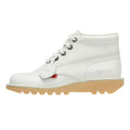 Kickers Kick Hi Wit Leren Laarzen