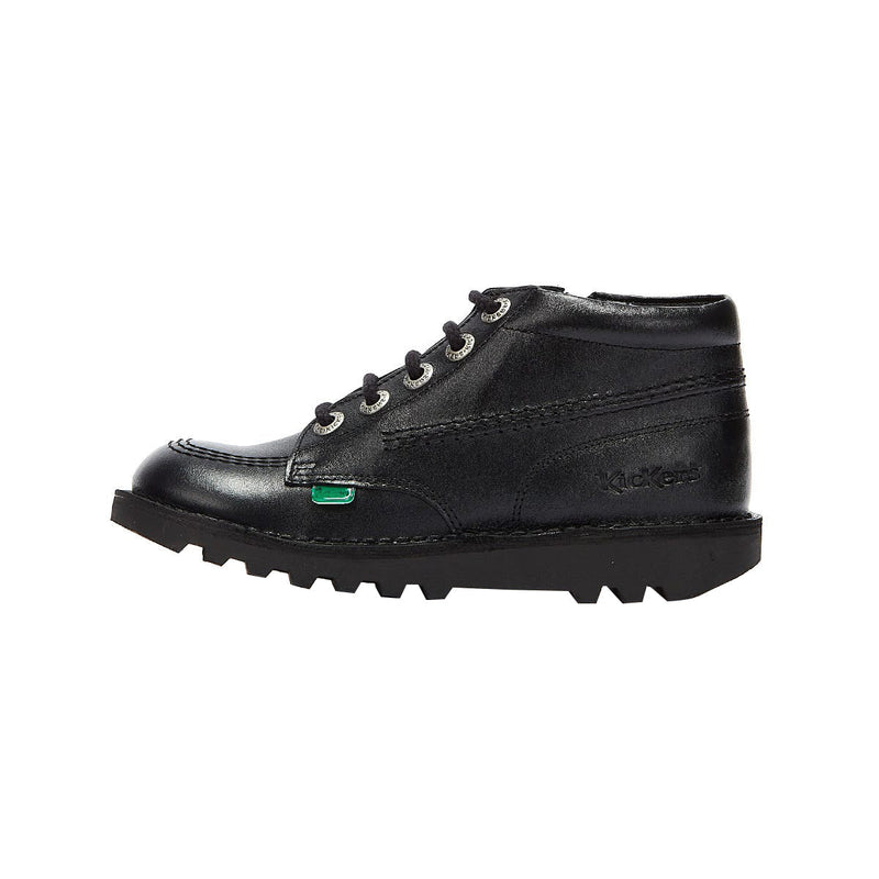 Kickers Kick Hi Zip Junior Zwart