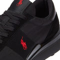 Ralph Lauren Train 89 Triple Heren Zwart/Rood Trainers