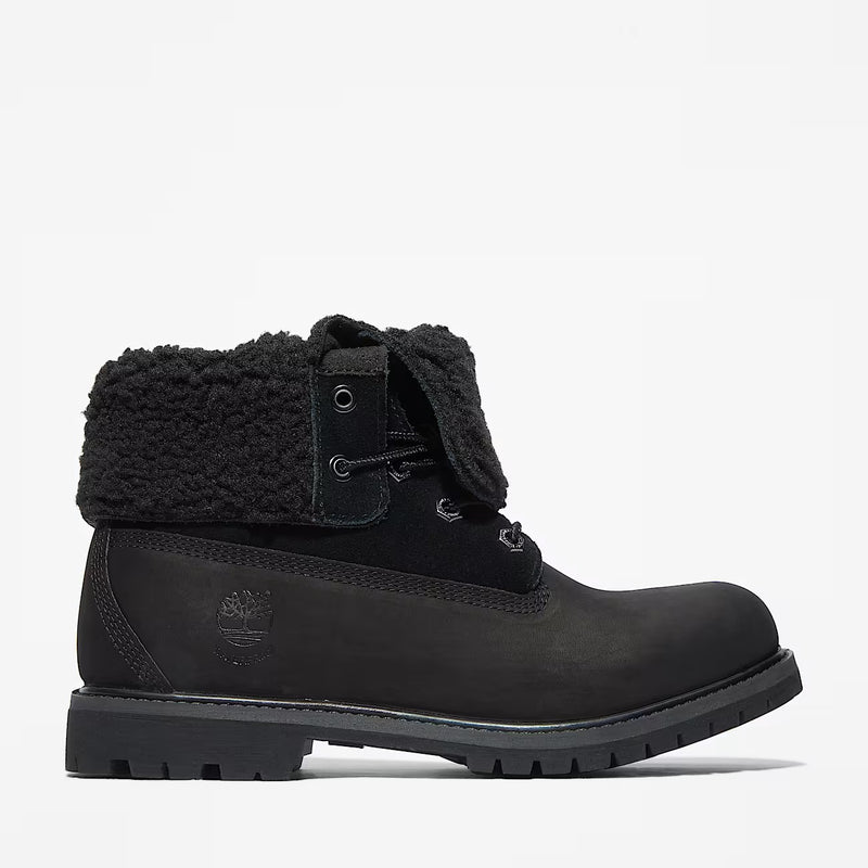 Timberland Warm Lined Waterproof Leren Dames Zwarte Laarzen