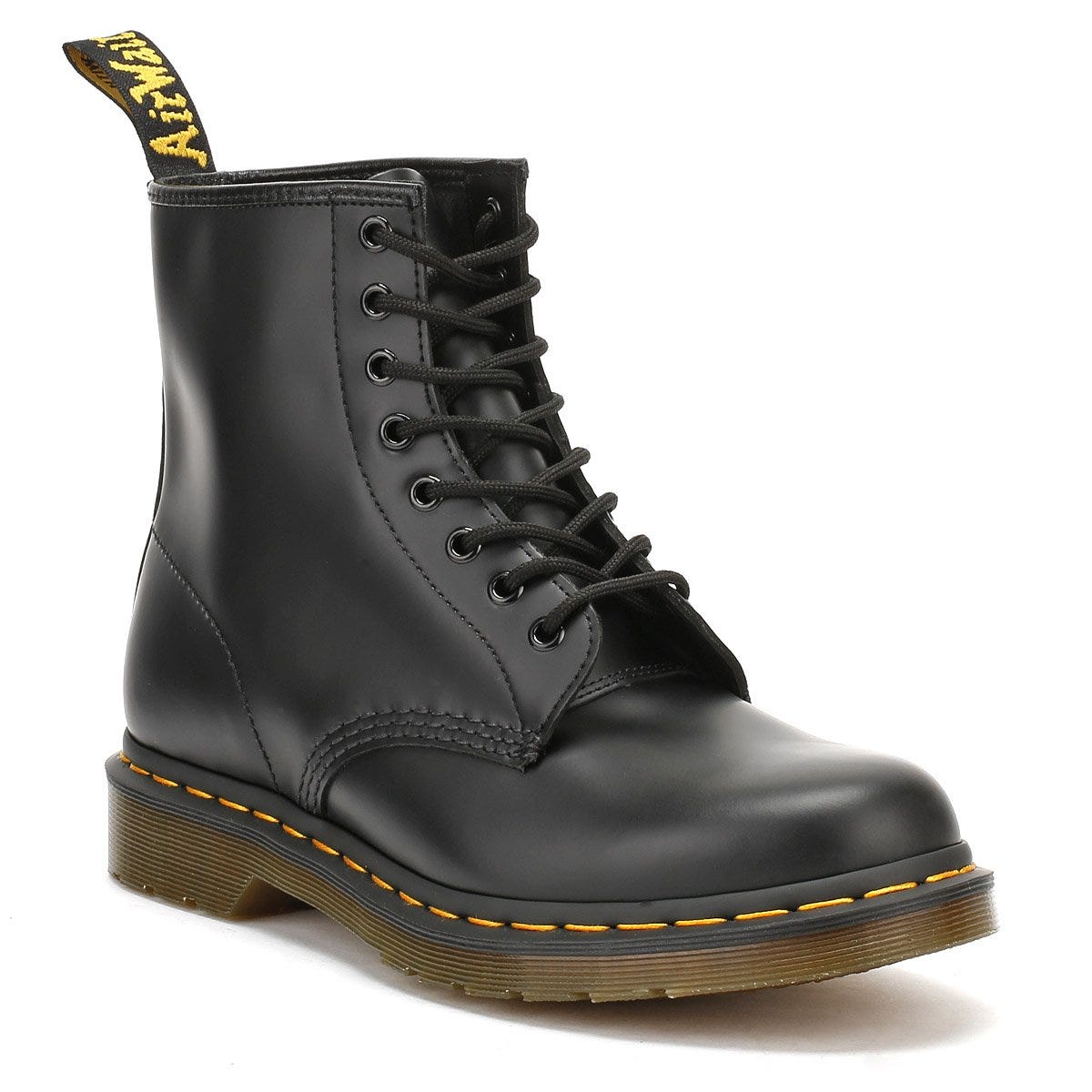 Dr Martens 1460 Smooth Black Leather Unisex Boots Tower London.NL