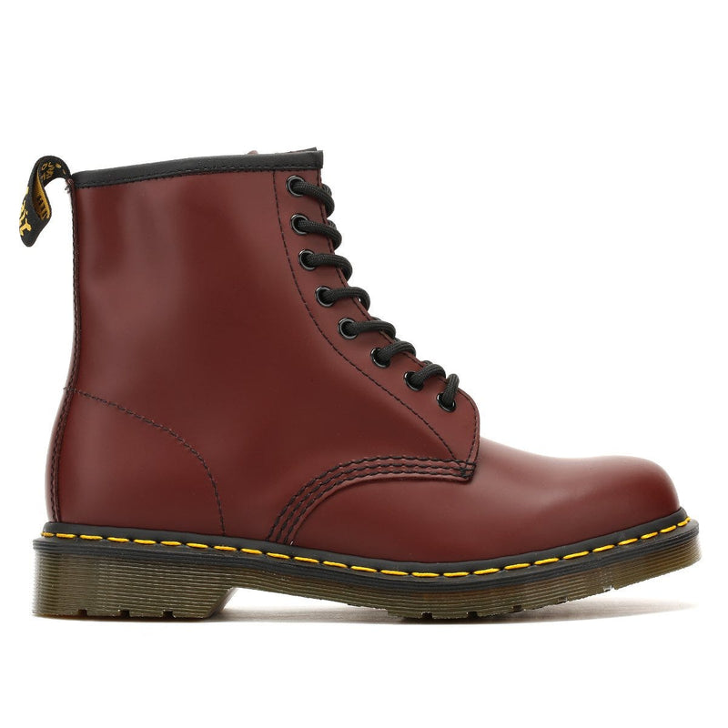 Dr. Martens 1460 gladde dameslaarzen kersenrood leer