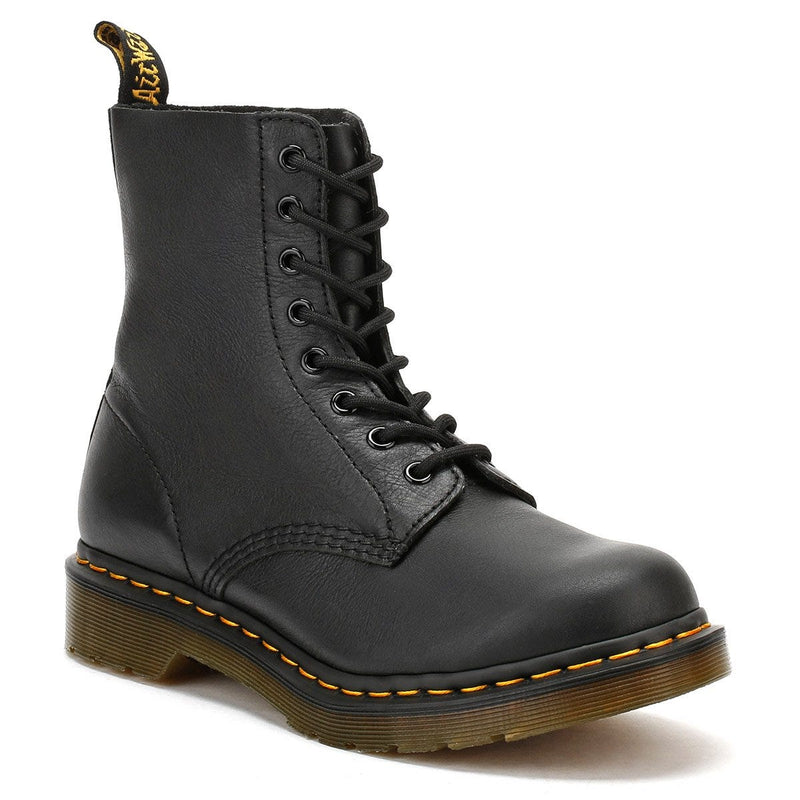 Dr. Martens Pascal Virginia Leren Dames Zwarte Laarzen