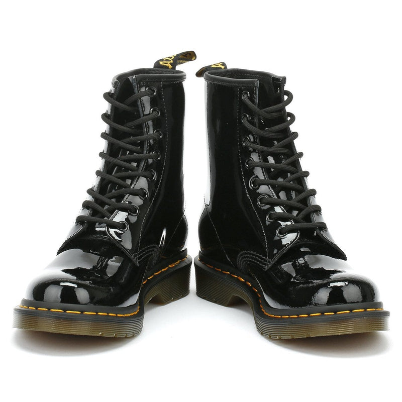 Dr. Martens 1460 Patent Lamper Dames Zwart Laarzen