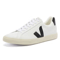 Veja Esplar Leather Dames Wit/Zwart Sportschoenen